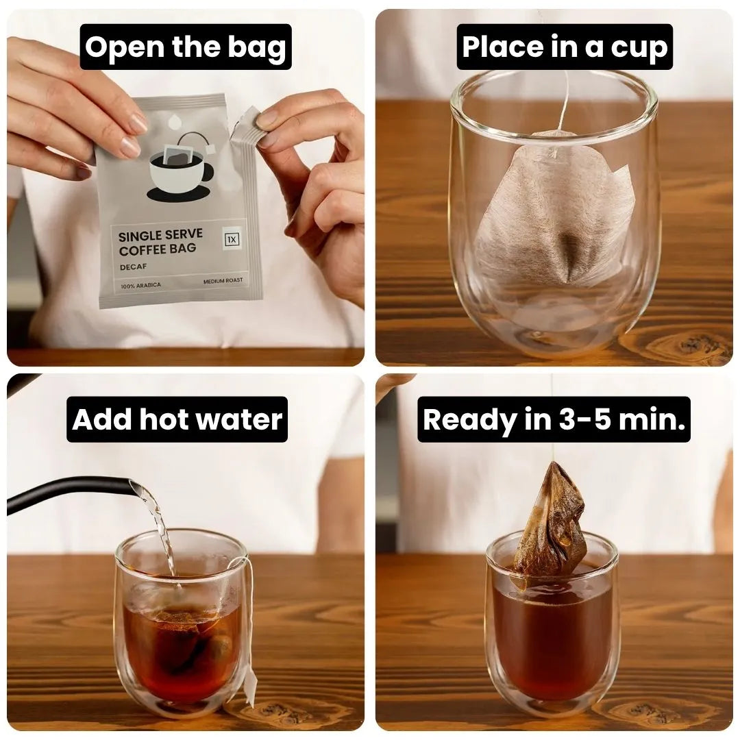 Decaf Single Serve Coffee Bags (20-Pack)