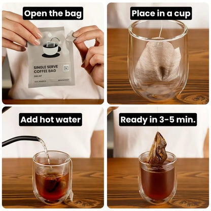 Decaf Single Serve Coffee Bags (20-Pack)