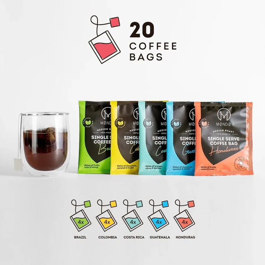 Single Serve Coffee Bags (20-Pack)