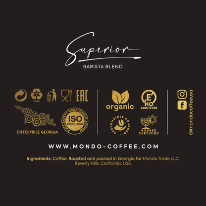 Superior Espresso Whole Bean Coffee (2.2 lbs)